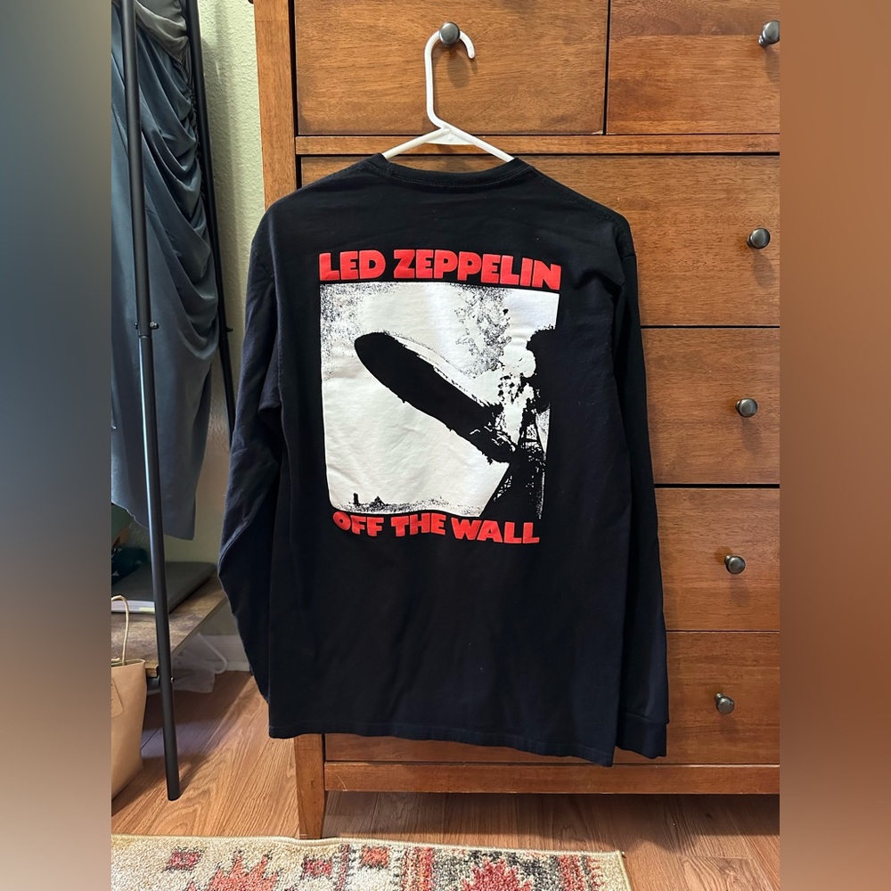Vans Led Zeppelin Long Sleeve Shirt (Medium)
